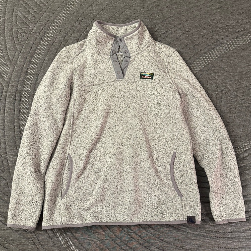 L.L. Bean Women’s Sweater Fleece Pullover
